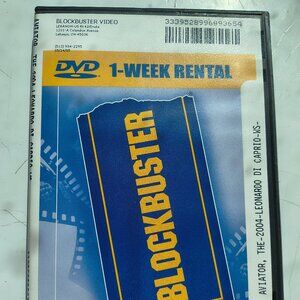 The Aviator DVD set in Block Buster rental store case